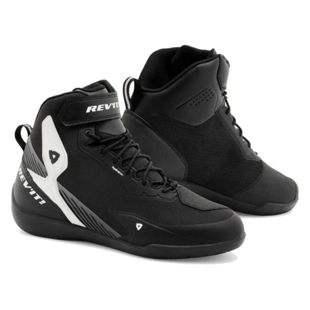 REV'IT! G-Force 2 H2O MC Shoes Black/White 47