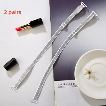 2 par BH-stropper Forlengelse BH-stropper SØLV