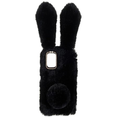 Fluffy Rabbit Nokia G21 skal - Svart