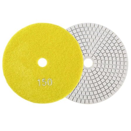 Diamant Poleringspads 5'' 125mm - Våd Slibeskiver til Granit, Beton, Marmor