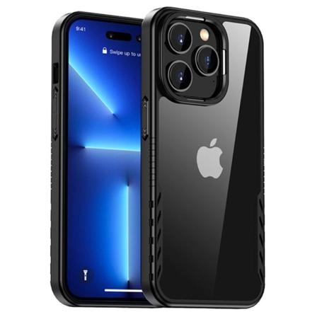 Ipaky Iphone 14 Pro Max Anti-scratch Skal - Svart Svart