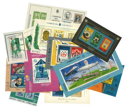 Uruguay 1964-1979 - 12 forskellige miniark - Postfrisk