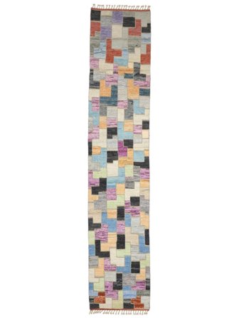 Klein Moroccan Berber - Afghanistan 97X476 Wol, Vloerkleed