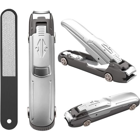 Negleklipper eller sakssett med fil for voksne med tykke