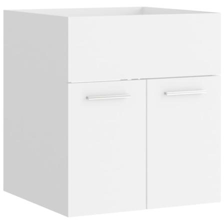 Vidaxl Tvättställsskåp Vit 41x38,5x46 Cm Konstruerat Trä Vit