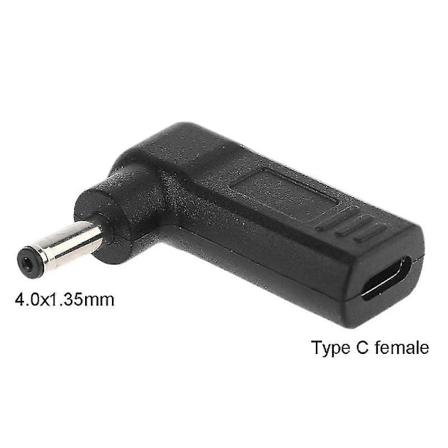 Dc-virtalähdesovitin Usb Type C -liitännästä 4.0x1.35mm urosliittimeen -sovitin A-sus Zenbook Ux21a Ux31a Ux32a -laitteille