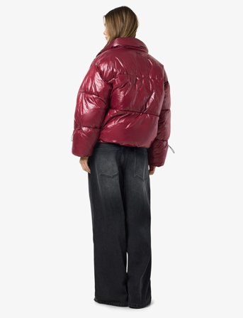 NOISY MAY Nmallie Shiny Puffer Noos - Red - XL