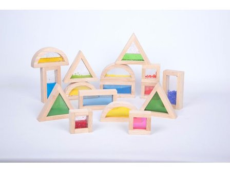 Sensoriska Block olika former 16/fp - Lyreco - Skola och förskola - Klassrummet / Lära - Sensoriska produkter