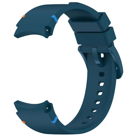 Originalband för Samsung Galaxy Watch 7/FE/5 Pro/6/4 classic 44mm 40mm Silikon sportarmband correa Armband Deep Blue B Galaxy Watch 7 44mm