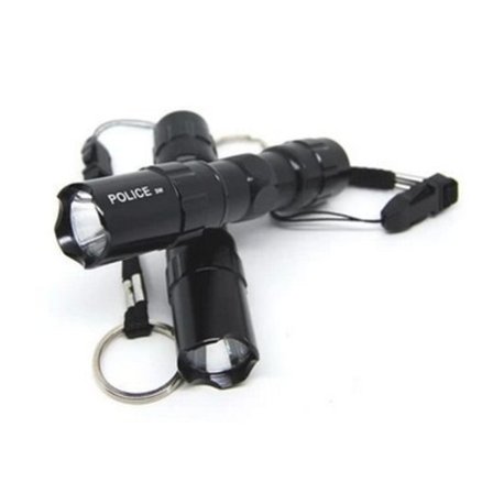 Mini ficklampa i aluminiumlegering med ljus och ljus