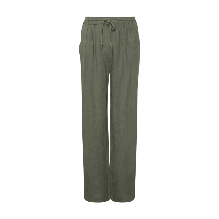 Tiffany 18870, Pants, Linen - Army Byxor Dam Grön XS-S