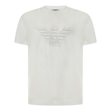 Emporio Armani, T-Shirts Wit, Heren, Maat:L