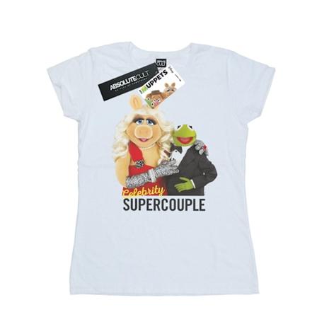 Disney Dam/Kvinnor Mupparna Kändispar Bomull T-shirt White M