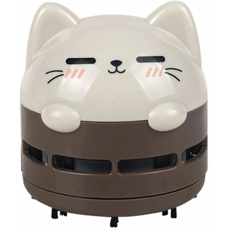 Mini støvsuger for skrivebord, mini smule-støvsuger, trådløs,