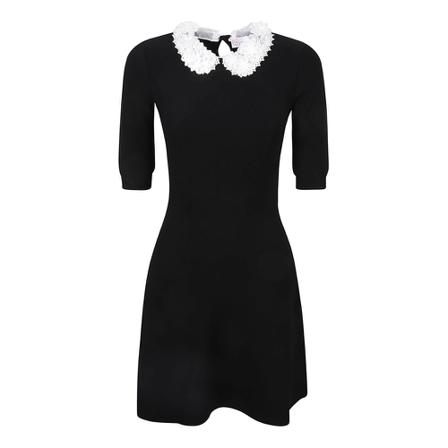 RED Valentino, Dress Czarny, Kobieta, Rozmiar: M
