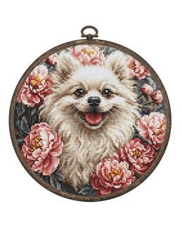 Broderipakke Bilde Søt Hund - Luca-S