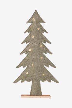 Star Trading - Dekoration Fabbe Tree 44cm - Grøn - Julepynt - Fra Homeroom