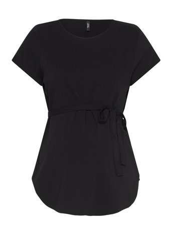 Vero Moda Maternity Vmmbella Ss Top Wvn Ga Noos - Black - XS