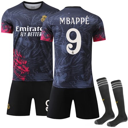 2025 Real Madrid Special Edition Barnfotbollströja Nr 9 Mbappe