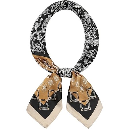 Kvindernes Multi-mønster Lille Kvadratiske Silketørklæde Elegant Adgang