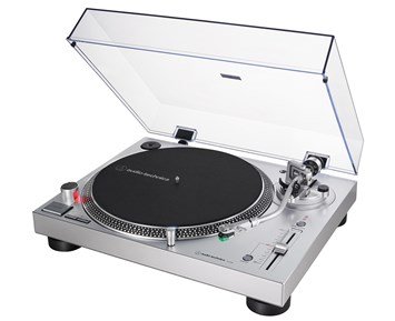 Audio Technica-AT-LP120XUSB - Silver-Manuell direktedrevet platespiller av høy kvalitet-Home Audio-Platespillere