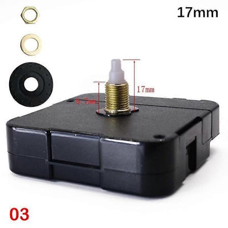 8/14.5/17/20/22.5/28/31 mm Aksellængde Ur Udskiftningsmekanisme Ur Tilbehør [DB]