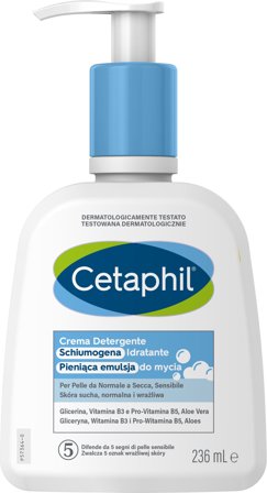 Cetaphil Crema Detergente Schiumogena Idratante 236ml