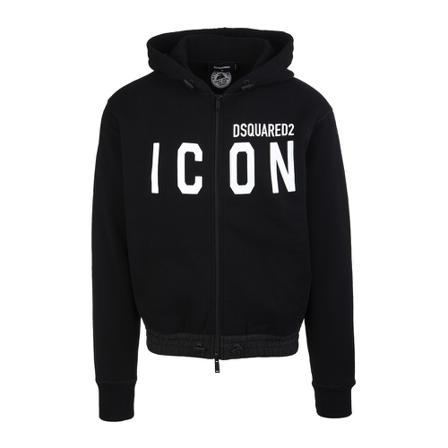 Dsquared2 - Tröjor - Svart - Herr - Storlek: M, Herr, Storlek: M