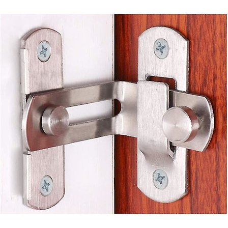 90 graders Vinkel Dør Lås Spenne Lås Bolt Lås Kam Lås For Dør Og Vindu Skyve Lås Bar Bolt Låve Dør Lås Skyve Lås