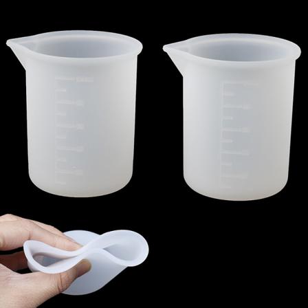 10st Silikon 100ml Mätkopp För Smycken Kristallskala Re