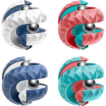 Orbit Ball Toy, Fidget Cube Puzzle Ball Spinning Toy, Track In
