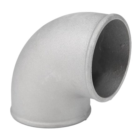 Universal Intercooler Turbo Rør 3,5 tommer 90 Graders Albue Tæt Bøjning Rør Støbt Aluminium