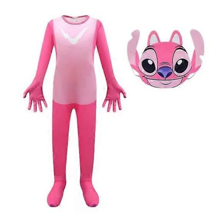 Lilo Stitch Kostyme Barn Gutter Stitch Jenter Angel Cosplay Klær Spill Halloween sett