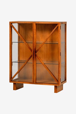 WOOOD - Kella 2-ovinen kaappi - Luonnonväri - Kaapit - - Homeroom