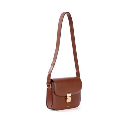 A.p.c. Shoulder Tass , Bruin , Dames , Maat: ONE Size Schoudertassen
