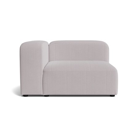 Milo chaiselong, venstrevendt - Lincoln Lysegrå - 130x130x72 - Sofa, chaiselong