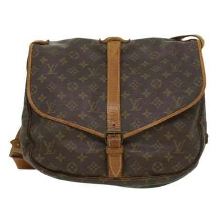 Louis Vuitton Vintage Pre-owned Canvas louis-vuitton-Väska brun, Dam Vintage Väskor, Dam, Storlek: ONE SIZE