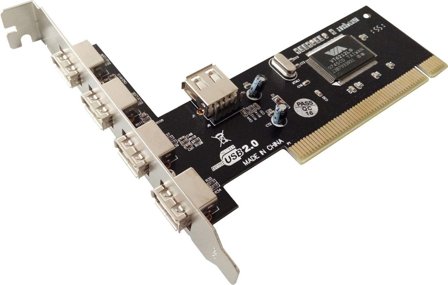 MicroConnect USB-adapter - PCI - USB 2.0 x 5