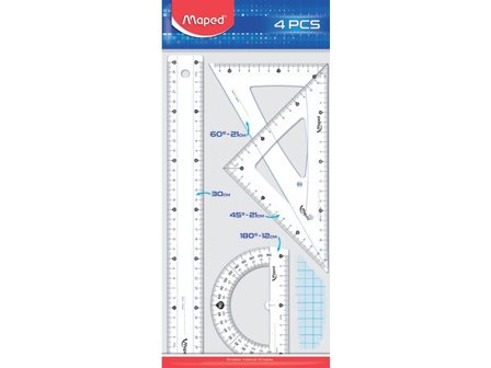 Maped Ritset MAPED olika delar 4/fp - Lyreco - Skola och förskola - Pennor och tillbehör - Linjaler och gradskivor