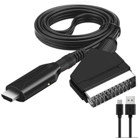 Scart till HDMI -muunnin - 1080P, kaikki yhdessä Scart till HDMI -sovitin