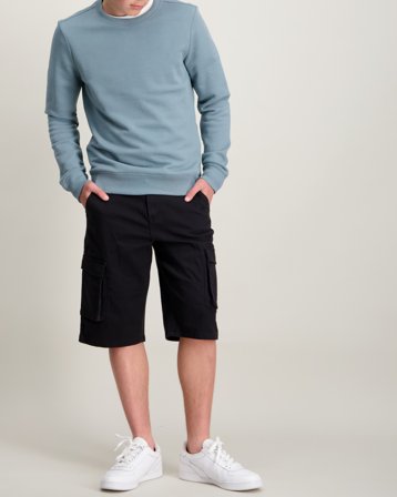 ONLY & SONS JUNIOR OSJCAM STAGE CARGO SHORTS LIFE PNT Schwarz Shorts Jungen - Kids Brand Store