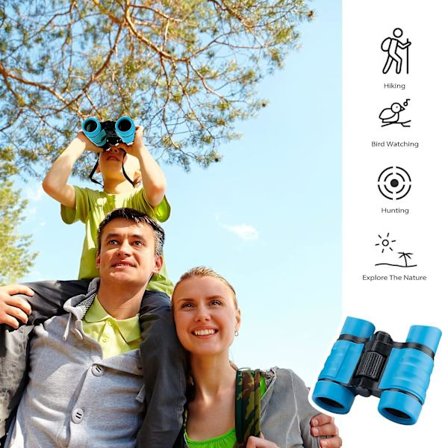 Kiikarit, jotka ovat yhteensopivia lasten kanssa 4x30 Lasten kiikarit Kompakti iskunkestävä kiikari, joka on yhteensopiva 3-12-vuotiaiden poikien ja 