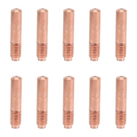 10 st MIG Svetsmunstycken Koppar Kontakttips 0.9mm Små Tillbehör