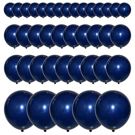 Marineblå Ballong Girland Kit, Marineblå Balloner Mørkeblå Balloner Til Fødselsdag Babyshower, Bryllup