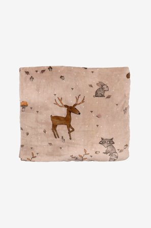 Redlunds - Stampe plaid 130x150 - Beige - Børnetæpper - 130X150 - Fra Homeroom