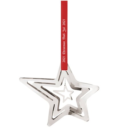 Georg jensen 2021 julstjärna stjärnfall, palladium | Inredning > Juldekorationer > Julpynt | Bagaren och Kocken
