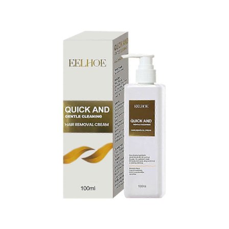 Skonsam Hårborttagningskräm för Armhålor & Kropp - Snabb, Återfuktande, Len Hud med Aloe & Naturliga Extrakt - 100ml