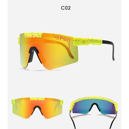 Cykelglasögon Galvaniserad Sport Populära Utomhusglasögon TR90 Stor Ram