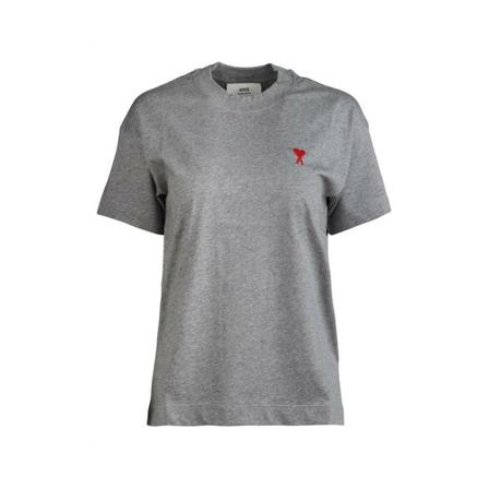 Ami Paris T-Shirts grå, Dam, Dam, Storlek: M