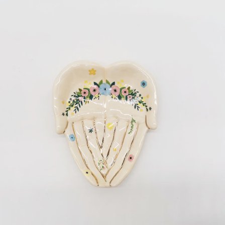 Korukippo, ainutlaatuinen keraaminen rengaskipo, koriste-esine, avain